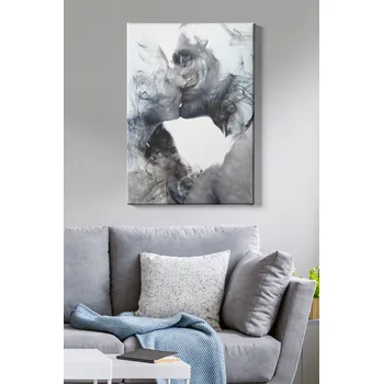 Bytová dekorace ASIR Nástěnný obraz KISS plátno 70 x 100 cm