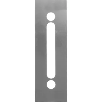 Rostex plech ochranný pod bezpečnostní kování - 80mm Nerez mat