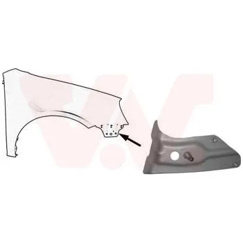 Blatník karosérie Blatník VAN WEZEL 5894672