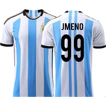 FOTBALOVÝ DRES ARGENTINA V 2023 SE JMÉNEM Velikost: XL