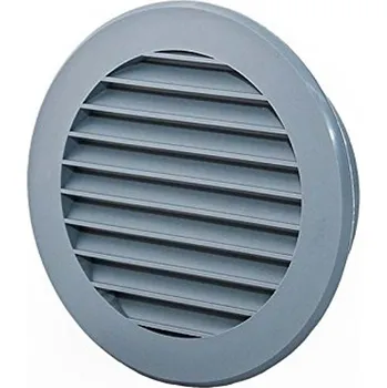 Větrací mřížka Větrací mřížka kulatá šedá d160 se síťkou proti hmyzu MIKAWI 14-0749