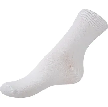 Pánské ponožky VTR Bavlněné ponožky s elastanem - Bílé Velikost: 38-39