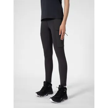 Dámské kalhoty 4F 4FSS23TFTRF112 ANTHRACITE Dámské trekingové legíny US M
