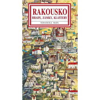Rakousko / panoramatická mapa česky