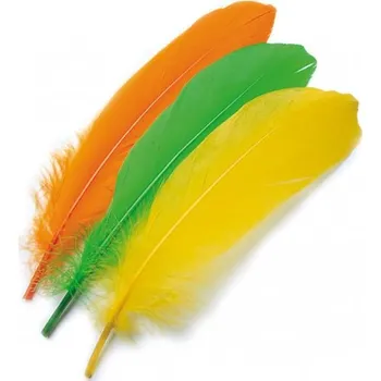 Tužší husí peří Veniard Goose Shoulder Stiffs Feathers skořicová