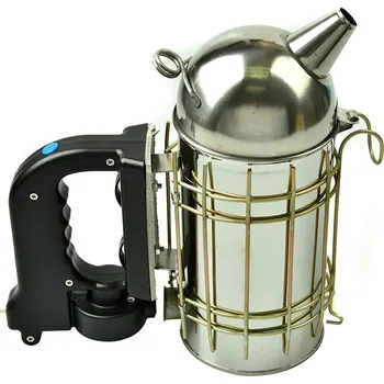 Elektrický včelařský dýmák s ventilátorem - NEREZ (Nerezový dýmák na baterie)