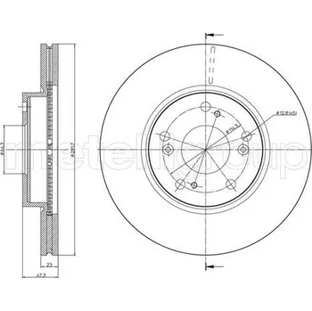 Brzdový kotouč Brzdový kotouč CIFAM (800-932C)