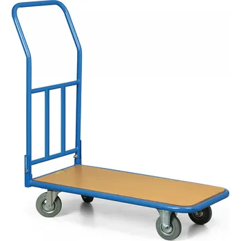 Plošinový vozík Plošinový vozík skládací, plošina 700x450 mm, nosnost 200 kg, šedá nešpínivá kolečka