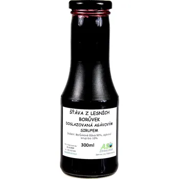 ASO - Zdravý život Šťáva z lesních borůvek doslazovaná agávovým sirupem 300ml