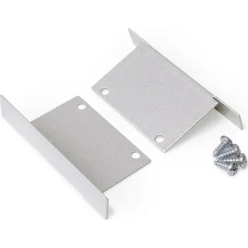 LED lišta Koncovka WIRELI PHIL VKLÁDANÝ A stříbrná kov, pár