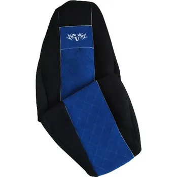 Potah sedadla Autopotahy manšestrové pro VOLVO FH od 2008, černo-modrá barva (č. 111)