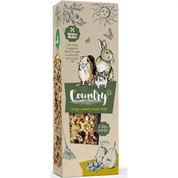 Krmivo pro hlodavce Tyčinky pro hlodavce a králíky Witte Molen Country brusinka a hruška 110 g