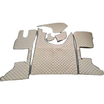 autokoberec Koberce kožené pro DAF XG, odpruž. spolujezdec AUTOMAT, béžová barva