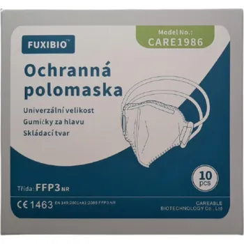 rouška RESPIRÁTOR CARE FFP3 Fuxibio BAL. 10 ks