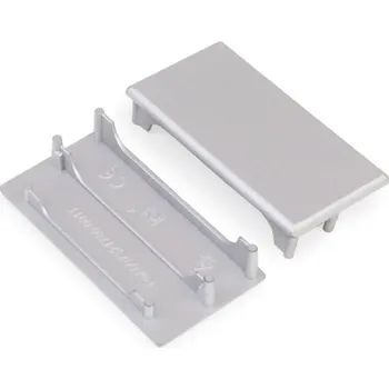 LED lišta Koncovka WIRELI LOWI stříbrná, pár