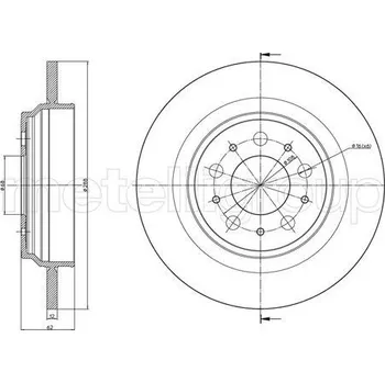Brzdový kotouč Brzdový kotouč CIFAM (800-973C)