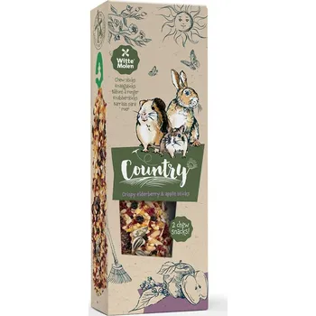 Krmivo pro hlodavce Witte Molen Country Sticks tyčinky bezinka&jablko 110g