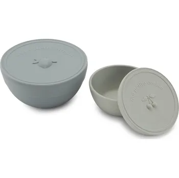 dětská jídelní sada KONGES SLOJD Sada svačinových boxů - QUARRY BLUE/TOPANGA BEACH