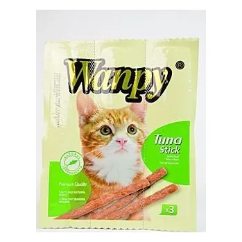 Pamlsek pro kočku WANPY CAT Tuňáková tyčka 3 ks 30g/20 SB-13-01