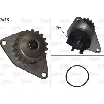Chladič motoru Vodní čerpadlo, chlazení motoru VALEO 506721