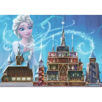 RAVENSBURGER Puzzle Disney Castle Collection: Elsa 1000 dílků
