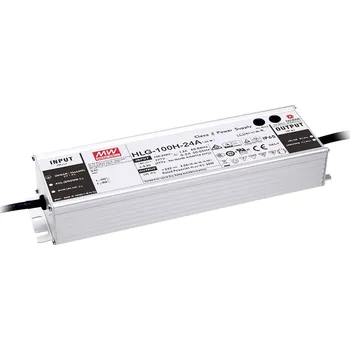 Příslušenství pro LED osvětlení MEAN WELL HLG-100H-24B LED driver, napájecí zdroj pro LED konstantní napětí, konstantní proud 96 W 4 A 12 - 24 V/DC stmívatelný, PFC spínací obvod , ochrana