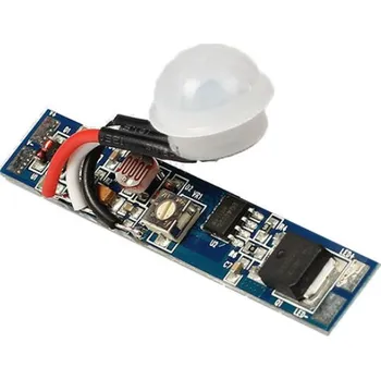 Ovladač světel Pohybový PIR spínač do profilu s denním senzorem prodloužený 10x57 mm