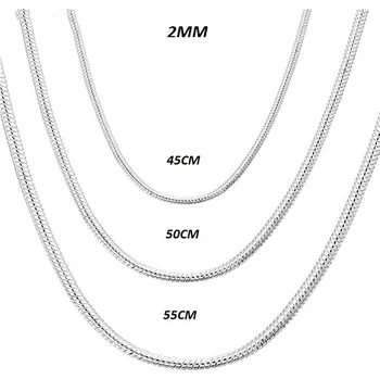 Náramek Silver Star set 3 kusy had řetízek stříbrný 2mm - KL5