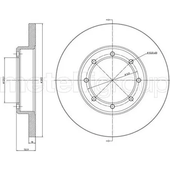 Brzdový kotouč Brzdový kotouč METELLI 23-1385C