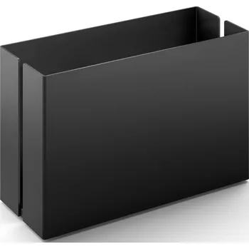 Úložný box Zack, Koupelnová dóza Potes 15 cm černá - Formadore