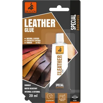 Průmyslové lepidlo DRAGON Leather glue 20ml lepidlo na kůži