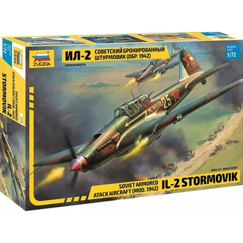 Plastikový model IL-2 Stormovik (Zvezda 1:72)