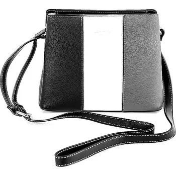 Kabelka Tříoddílová crossbody kabelka David Jones 6939-1 černá | KabelkyproVas.cz