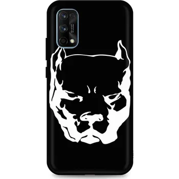 Pouzdro na mobilní telefon Kryt Realme 7 Pro silikon Pitbull (obal neboli pouzdro na Realme 7 Pro)