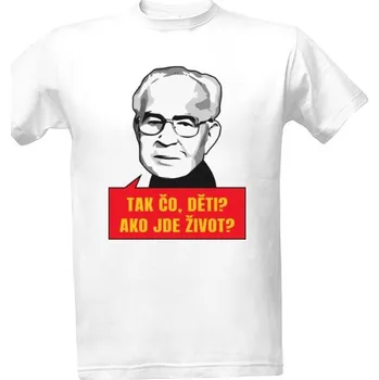 Tričko s potiskem Husákovy děti_tcwm pánské