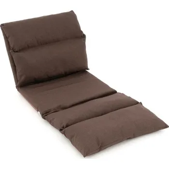 Křeslo Nastavitelná sofa Relax Lounger, barva hnědá