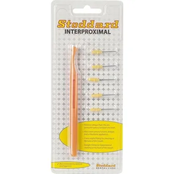 Zubní kartáček Stoddard mezizubní kartáčky 3 WAY (žluté) 1,20 mm, 5ks