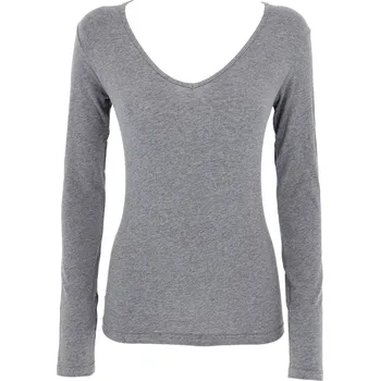 Dámské tričko Cotonella Jednobarevné bavlněné tričko s dlouhým rukávem BASIC 660546