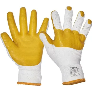 Pracovní oblečení CERVA RUKAVICE YELLOWHAMMER MÁČENÉ LATEX 9