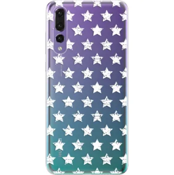 Pouzdro na mobilní telefon Odolné silikonové pouzdro iSaprio - Stars Pattern - white - Huawei P20 Pro