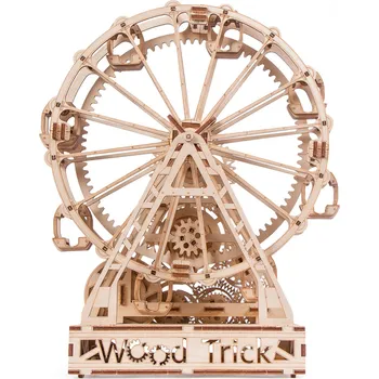 Puzzle Wood Trick "Velké vyhlídkové kolo" - 3D dřevěné mechanické puzzle (Dřevěné 3D puzzle "Ferris Wheel")