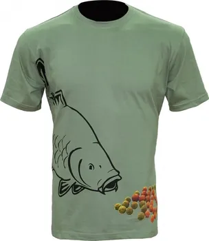 Rybářské oblečení Zfish Boilie T-shirt Olive Green