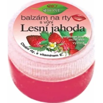 Péče o rty Bione Cosmetics balzám na rty v kelímku 25ml Lesní jahoda