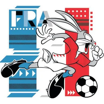 Plakát Plakát, Obraz - Bunny and football