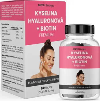 MOVit Energy Kyselina Hyaluronová + Biotin Premium 60 tbl.