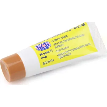 BCB Maskovací barva na obličej, 30g - hnědá