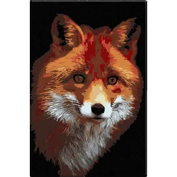 Dětské zboží Malování podle čísel - Liška z blízkosti - 40x60 cm, bez dřevěného rámu - CZ výroba
