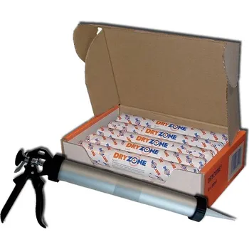 tekutá izolace DRYZONE hydroizolační gel do vlhkého zdiva | sada 10 x 600 ml + pistole |
