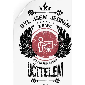 Samolepící dekorace Samolepka Byl jsem jedním z davu, ale pak jsem se stal učitelem