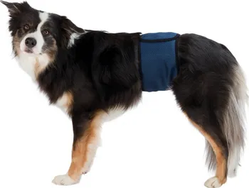 Obleček pro psa Trixie Břišní pás na podložky pro psa samce XL tmavě modrý